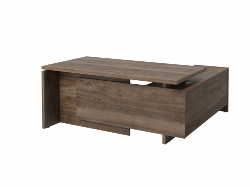 Стол с опорной тумбой FB-117L.DD (L) Орех Пацифик Табак Стол с опорной тумбой FB-117L.DD (L) Орех Пацифик Табак