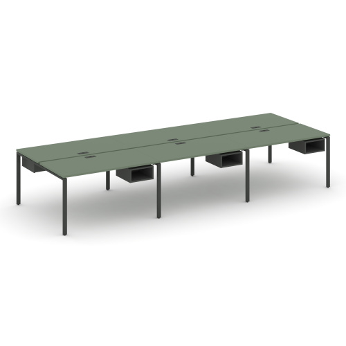 Бенч-система на 6 мест с подвесными тумбами Concept CN.DRS-141 фото 2 Бенч-система на 6 мест с подвесными тумбами Concept CN.DRS-141 фото 2