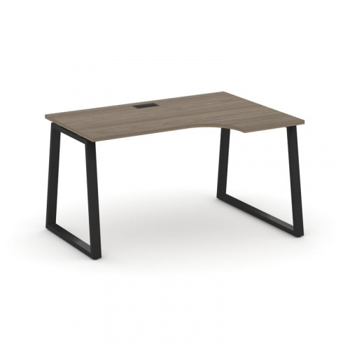 Style Project Стол рабочий эргоном. SN-6T1.SPA-012(R) Акация Лорка/Металл Антрацит/Заглушка Пластик фото 9 Style Project Стол рабочий эргоном. SN-6T1.SPA-012(R) Акация Лорка/Металл Антрацит/Заглушка Пластик фото 9