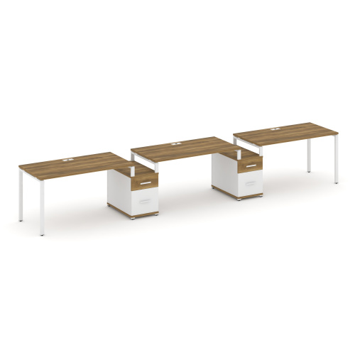 Бенч-система на 3 места с 2 опорными тумбами Concept CN.ORS-331 фото 8