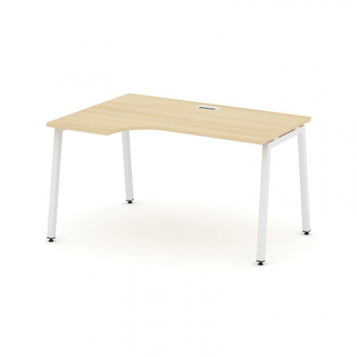 Style Project Стол рабочий эргоном. SN-4A.SPA-001(L) Дуб Наварра/Металл Антрацит 1380*600/980*750 фото 18