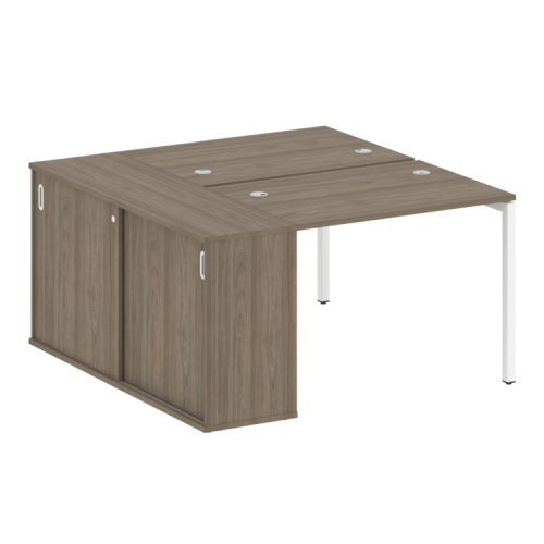 Бенч-система с шкафом-купе на П-обр. м/к Metal System Quattro 40БП.РС-СШК-1.1 фото 2 Бенч-система с шкафом-купе на П-обр. м/к Metal System Quattro 40БП.РС-СШК-1.1 фото 2