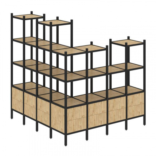 Стеллаж офисный угловой Loft VR.L-55 фото 3