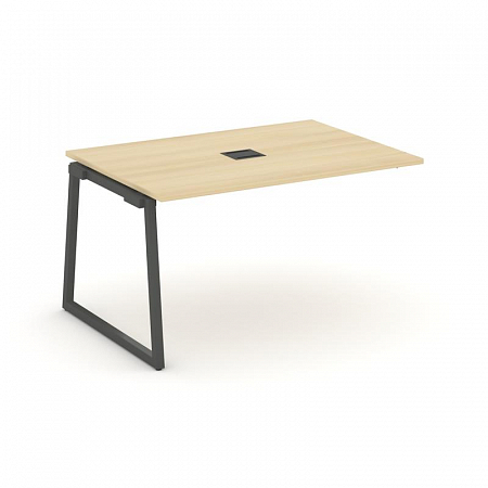 Style Project Проходной наб. элем. перег. стола SN-4T1.NSPRG-001 Акация Лорка/Металл Антрацит/Заглуш