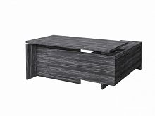 Стол с опорной тумбой FI-117L.DD Древесина Графит