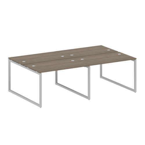 Бенч-система на 4 места на О-обр. м/к Metal System Quattro 40БО.СМ-4.2 