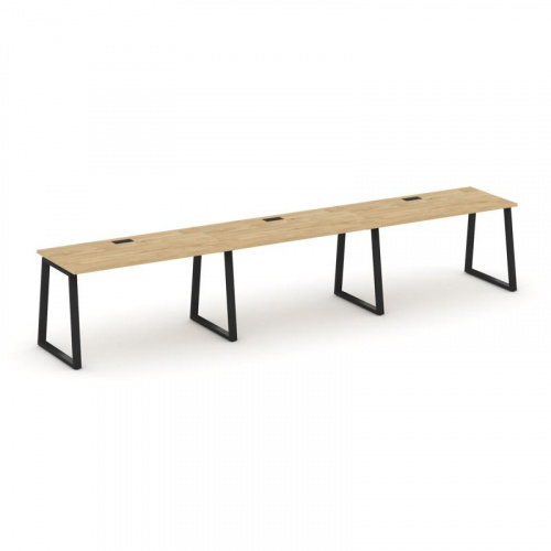 Style Project Рабочая станция 1 сторон. SN-6T1.ORS-054 Акация Лорка/Металл Антрацит/Заглушка Пластик Style Project Рабочая станция 1 сторон. SN-6T1.ORS-054 Акация Лорка/Металл Антрацит/Заглушка Пластик