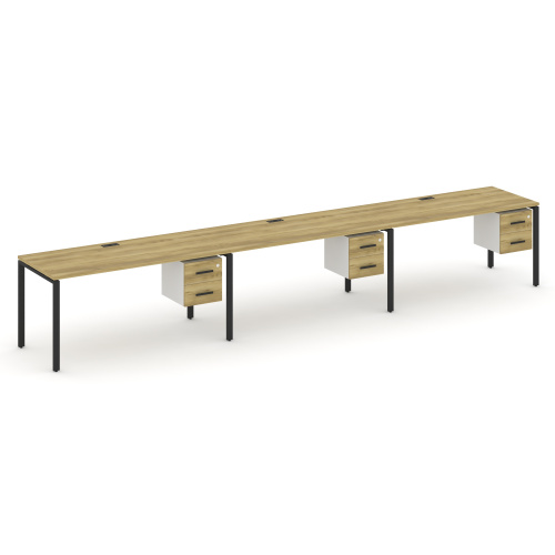 Бенч-система на 3 места с подвесными тумбами Concept CN.ORS-136 фото 6 Бенч-система на 3 места с подвесными тумбами Concept CN.ORS-136 фото 6