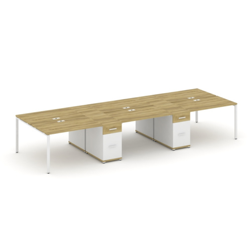 Бенч-система на 6 мест с 2 опорными тумбами Concept CN.DRS-454 фото 11 Бенч-система на 6 мест с 2 опорными тумбами Concept CN.DRS-454 фото 11