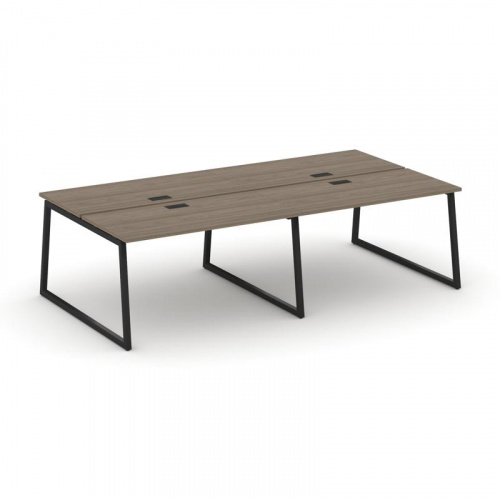 Style Project Рабочая станция 2-х сторон. SN-4T1.DRS-053 Акация Лорка/Металл Антрацит/Заглушка Пласт фото 8