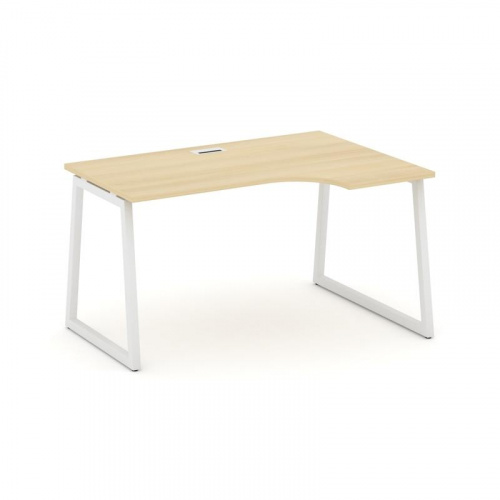 Style Project Стол рабочий эргоном. SN-4T1.SPA-022(R) Акация Лорка/Металл Антрацит/Заглушка Пластик фото 27