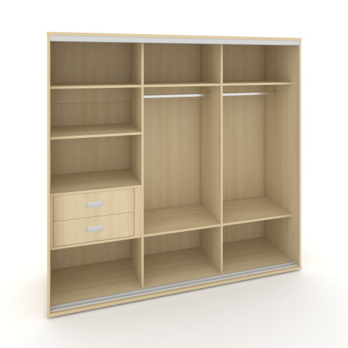 Корпус 3-х секционного шкафа низкого L=2219мм Maris SH.K3-5.2 K6