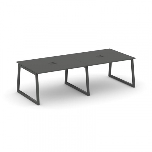 Style Project Стол переговорный SN-5T1.SPRG-042 Акация Лорка/Металл Антрацит/Заглушка Металл Антраци фото 27