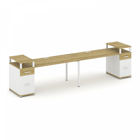 Бенч-система на 2 места с 2 опорными тумбами Concept CN.ORS-431