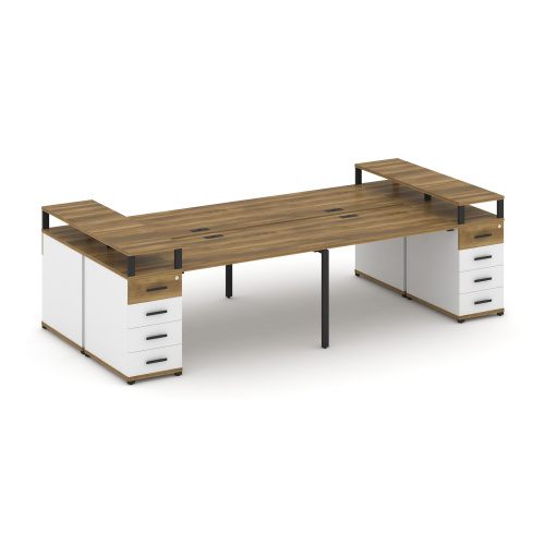 Бенч-система на 4 места с 2 опорными тумбами Concept CN.DRS-442 фото 7 Бенч-система на 4 места с 2 опорными тумбами Concept CN.DRS-442 фото 7