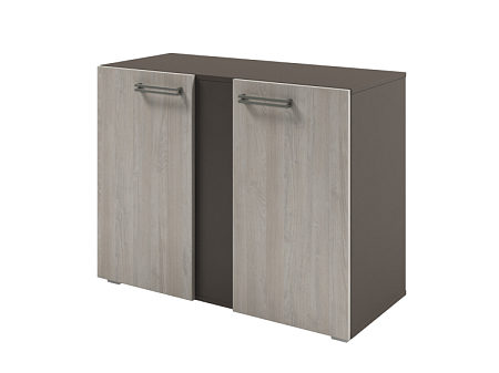 Шкаф низкий широкий с планкой D-75