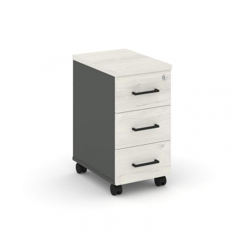 Style Project Тумба мобильная з/с ЛХДФ SN.TM-004 Акация Лорка/Черный Ручки 320*460*611 фото 11 Style Project Тумба мобильная з/с ЛХДФ SN.TM-004 Акация Лорка/Черный Ручки 320*460*611 фото 11