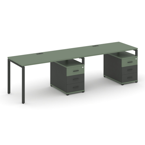 Бенч-система на 2 места с 2 опорными тумбами Concept CN.ORS-309 фото 2 Бенч-система на 2 места с 2 опорными тумбами Concept CN.ORS-309 фото 2