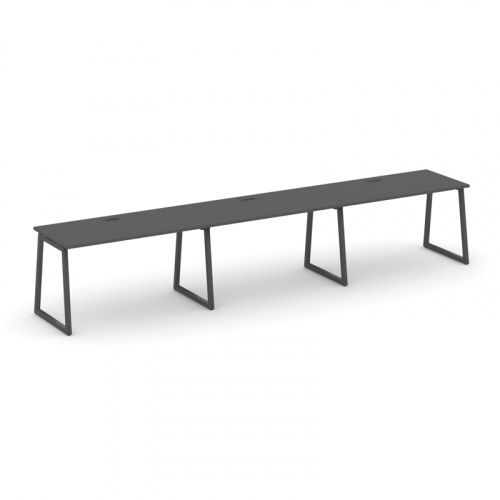 Style Project Рабочая станция 1 сторон. SN-4T1.ORS-033 Акация Лорка/Металл Антрацит/Заглушка Пластик фото 14