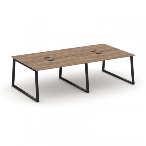 Style Project Рабочая станция 2-х сторон. SN-6T1.DRS-044 Акация Лорка/Металл Антрацит/Заглушка Пласт фото 5