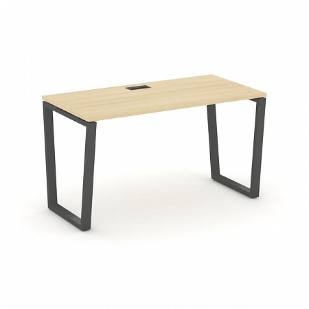 Style Project Стол письменный SN-6T2.SP-002 Акация Лорка/Металл Антрацит/Заглушка Пластик Черный 118