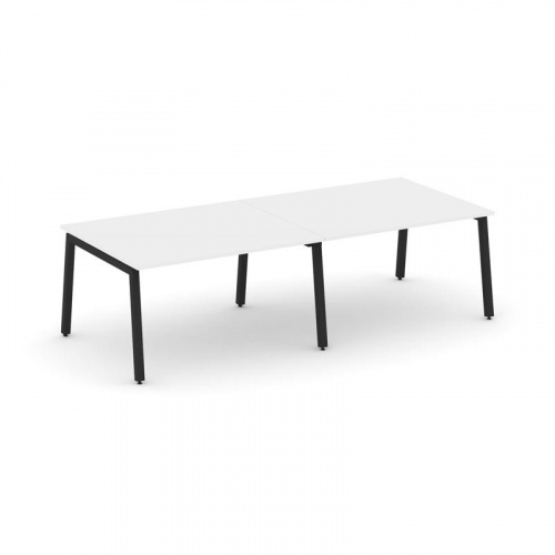 Style Project Стол переговорный SN-5A.SPRG-042.3 Тиквуд Светлый/Металл Белый 2360*1180*750 фото 4