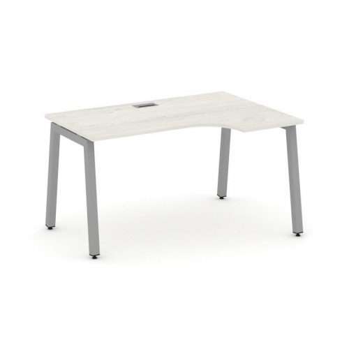 Style Project Стол рабочий эргоном. SN-5A.SPA-002(R) Дуб Табак/Металл Антрацит 1580*600/980*750 фото 5