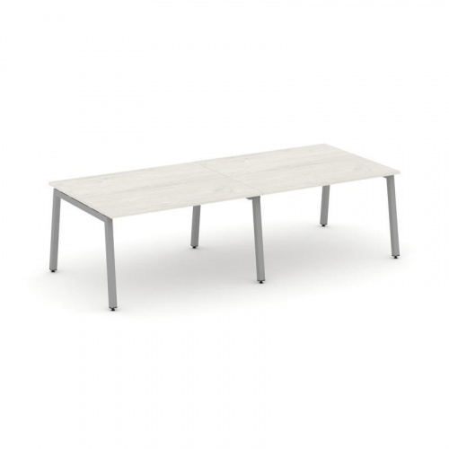 Style Project Стол переговорный SN-5A.SPRG-042.3 Тиквуд Светлый/Металл Белый 2360*1180*750 фото 9