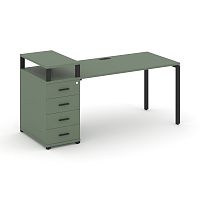 Стол офисный с опорной тумбой Concept CN.SP-409