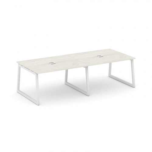 Style Project Стол переговорный SN-5T1.SPRG-042 Акация Лорка/Металл Антрацит/Заглушка Металл Антраци фото 14