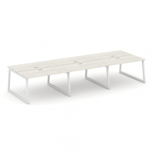 Style Project Рабочая станция 2-х сторон. SN-5T1.DRS-073 Акация Лорка/Металл Антрацит/Заглушка Пласт фото 12