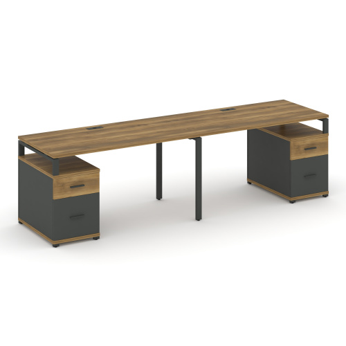 Бенч-система на 2 места с 2 опорными тумбами Concept CN.ORS-322