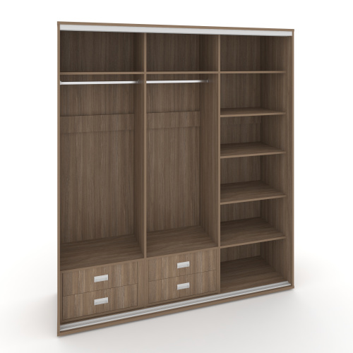 Корпус 3-х секционного шкафа высокого L=2519мм Maris SH.K3-7.1 K3 фото 6