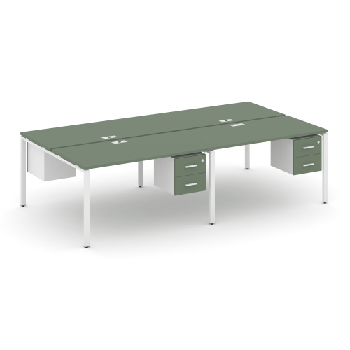 Бенч-система на 4 места с подвесными тумбами Concept CN.DRS-134 фото 5 Бенч-система на 4 места с подвесными тумбами Concept CN.DRS-134 фото 5