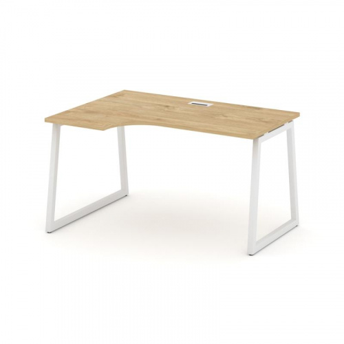 Style Project Стол рабочий эргоном. SN-4T1.SPA-011(L) Акация Лорка/Металл Антрацит/Заглушка Пластик фото 3 Style Project Стол рабочий эргоном. SN-4T1.SPA-011(L) Акация Лорка/Металл Антрацит/Заглушка Пластик фото 3