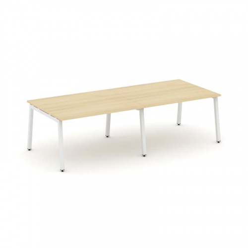 Style Project Стол переговорный SN-5A.SPRG-042.3 Тиквуд Светлый/Металл Белый 2360*1180*750 фото 26