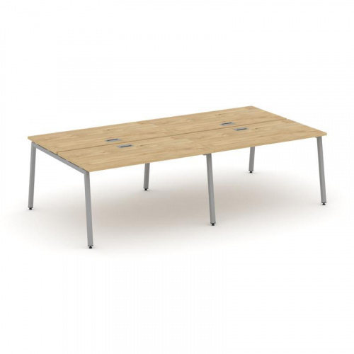 Style Project Рабочая станция 2-х сторон. SN-4A.DRS-034 Акация Лорка/Металл Белый 3160*1232*750 фото 4