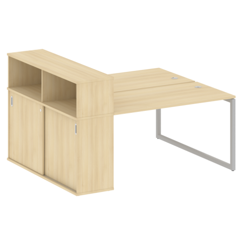 Бенч-система с шкафом-купе на О-обр. м/к Metal System Quattro 40БО.РС-СШК-2.3 фото 8