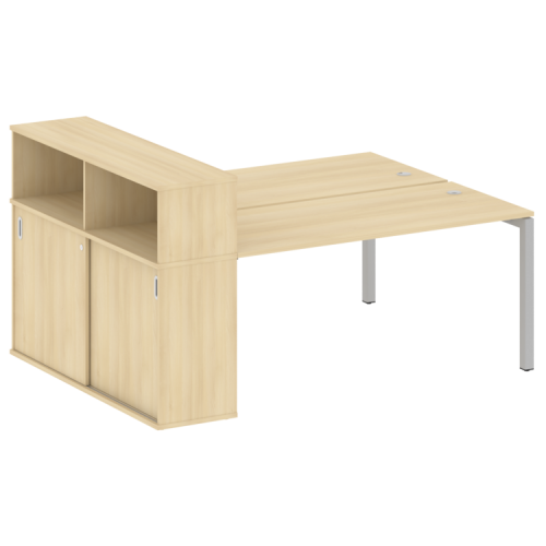 Бенч-система с шкафом-купе на П-обр. м/к Metal System Quattro 50БП.РС-СШК-2.4 фото 11 Бенч-система с шкафом-купе на П-обр. м/к Metal System Quattro 50БП.РС-СШК-2.4 фото 11