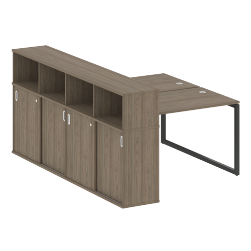 Бенч-система с шкафом-купе на О-обр. м/к Metal System Quattro 40БО.РС-СШК-4.2 фото 2