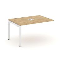 Style Project Проходной наб. элем. перег. стола SN-5P.NSPRG-004 Тиквуд Светлый/Металл Белый 1580*980