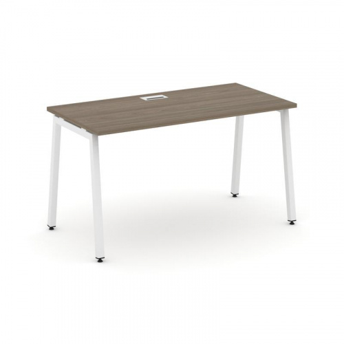 Style Project Стол письменный SN-4A.SP-012 Дуб Наварра/Металл Белый 1180*700*750 фото 16