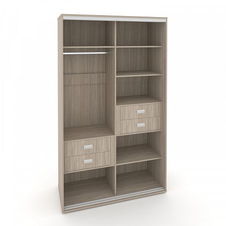 Корпус 2-х секционного шкафа высокого L=1500мм Maris SH.K2-5.1 K5