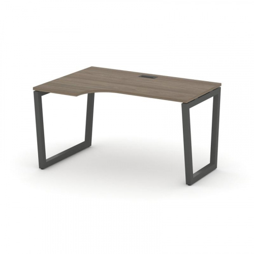 Style Project Стол рабочий эргоном. SN-5T2.SPA-001(L) Акация Лорка/Металл Антрацит/Заглушка Пластик фото 25