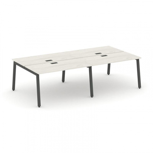 Style Project Рабочая станция 2-х сторон. SN-5A.DRS-034 Белый/Металл Антрацит 3160*1232*750 фото 21