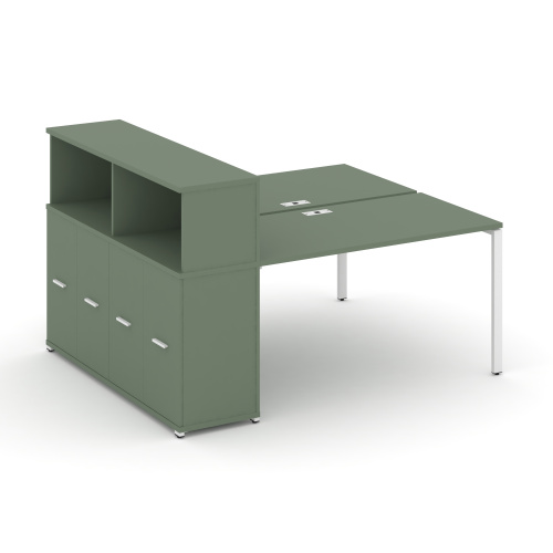 Бенч-система с опорным распашным шкафом Concept CN.DRS-226 Бенч-система с опорным распашным шкафом Concept CN.DRS-226