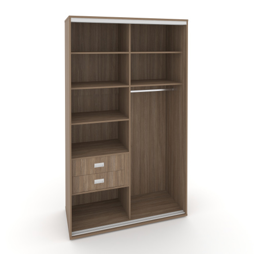 Корпус 2-х секционного шкафа высокого L=1400мм Maris SH.K2-4.1 K6 фото 6