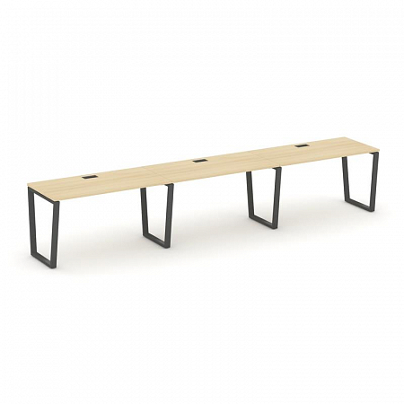 Style Project Рабочая станция 1 сторон. SN-6T2.ORS-031 Акация Лорка/Металл Антрацит/Заглушка Пластик