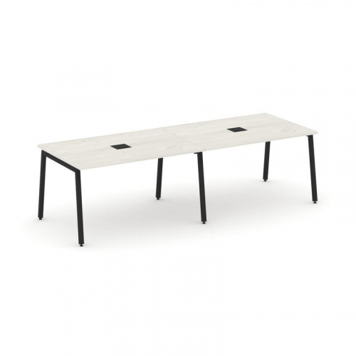 Style Project Стол переговорный SN-4A.SPRG-014 Белый/Металл Антрацит 3160*980*750