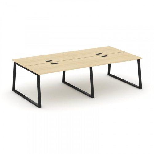 Style Project Рабочая станция 2-х сторон. SN-6T1.DRS-044 Акация Лорка/Металл Антрацит/Заглушка Пласт фото 4